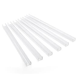 ABKJ-Cabinet Protector Edge Guards(17.7In Clear PVC), Pack Of 6 For 3/4In Thick Kitchen Cabinet Doors