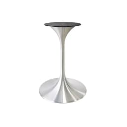 Stainless Steel Negotiation Table Legs Small Waist Table Feet Round Table Light Luxury Horn Base Rock Slab Tulip Edge Few Bracke