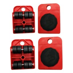 Furniture Moving Transport Roller Set Removal Lifting Moving Tool Set Wheel Bar Mover Moving Heavy Stuffs Device Hand Tool