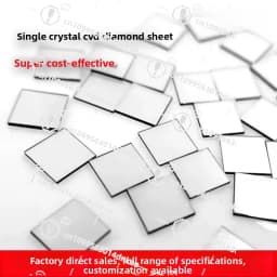 Single Crystal Microwave Diamond Research Laboratory Thermal Conductivity Optical CVD Single Crystal Diamond Large Size