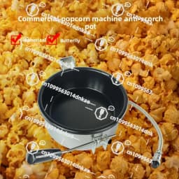 Popcorn Pot Spherical Popcorn Machine Anti-scorch Pot Universal 8 Oz Popcorn Machine Corn Non-Stick Pot