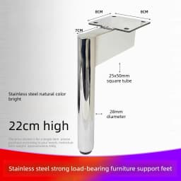 Furniture Support Feets Made of Stainless Steel Material Cabinet Legs Coffee Table Legs Bed Feets Accessories Cabinet Legs