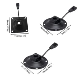 Heavy Duty Office Chair Base Base Plate Height Adjustment Swivel Chair Base Stability Lift Mechanism Tilt Base Desk Chair