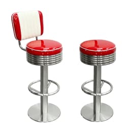2025 High Quality Home Salon General Use Simple Stool American style stainless steel bar chair