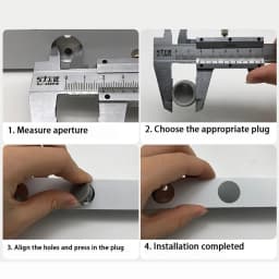 1-100Pcs Snap-on Hole Plug 30-40mm Round Nylon Plastics Blanking End Caps Tube Pipe Inserts Plug Bung For Panel Anti-theft Door