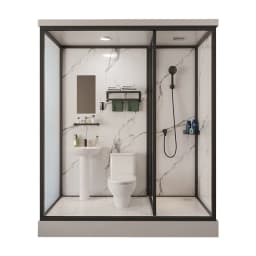 Integral shower room Integrated toilet Dry and wet separation bathroom Household indoor bath room Independent shower toilet room