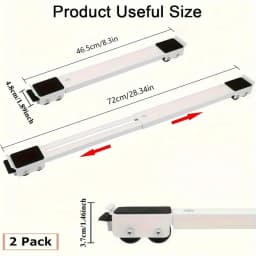 Washing Machine Base Adjustable Appliance Stand Rolling Dolly Heavy Duty Casters Fridge Support Space Saving Home Storage