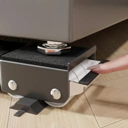 Washing Machine Base Adjustable Appliance Stand Rolling Dolly Heavy Duty Casters Fridge Support Space Saving Home Storage