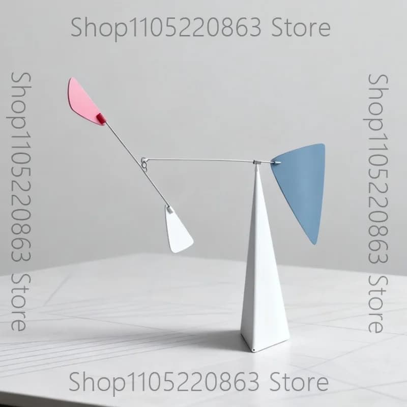 Modern Simple Creative Sail Dynamic Balance Ornament Sample Tabletop Windmill Craft Furnishings