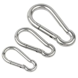 M4 M5 M6 M7 M8 M9 M10 M11 M12 M13 M14 304 Stainless Steel Multifunctional Spring Snap Carabiner Quick Link Lock Ring Hook