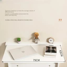 Solid Wood Wall Hanging Folding Table Small Family Hanging Laptop Desk Multi-functional Learning Eating Table Nordic Furniture