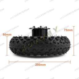 500W Dual Drive Electric Cart Conversion Kit 8 Inch Wheel 200KG Load Easy Install Logistics Hand Trolley Modification Parts
