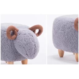 Cartoon Children's Stool, Sheep Sofa Stool,Creative Animal Stool, Home Door Shoe Changing Stool Cute Animal Modeling Furniture
