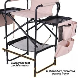 Foldable Director Chair Outdoors Makeup Chairs Multifunctional Portable Barber Chair Simple Comfortable Film Crew Shot Chairs