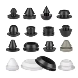 2-50pcs 3mm-60mm Silicone Plug Rubber Stopper T-plug Soft Match High Elasticity Cover Seismic Eyelet Muffling Thermostability