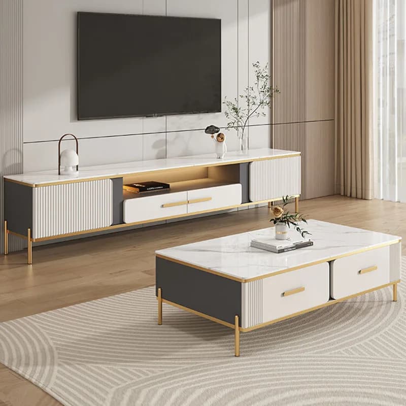 Coffee Display Tv Stands Center Filing Wood Organizer Storage Modern Nordic Tv Table Living Room Shelf Muebles Home Furniture