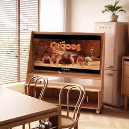 Vintage Nordic Tv Stand Floor Movable Space Saving Rustic Tv Stand With Wheels Elegant Muebles De Salón Tv Living Room Furniture