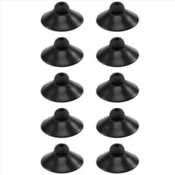 10 x Black rubber 27mm Suction Cup Clip Sucker For Aquarium Fish Tank Pump-A51M
