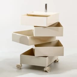 OMGD Multi-functional Storage Cabinet Popular Instagram Mobile Bedside Storage Cabinet Rotating Storage Cabinet