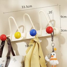 Nordic Coat Racks Household Wall Hanging Coat Racks Luxury Metal Cute Rack Interior Storage Holders Living Room Furniture