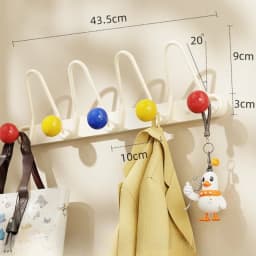 Nordic Coat Racks Household Wall Hanging Coat Racks Luxury Metal Cute Rack Interior Storage Holders Living Room Furniture
