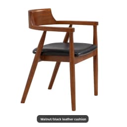 Wood Modern Dining Chairs Nordic Outdoor Luxury Home Dining Chairs Modern Arm Nordic Chaises Salle Manger Outdoor Furniture