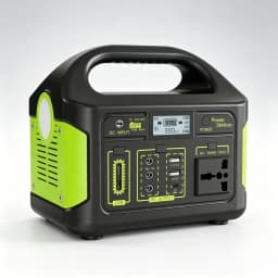 300W Portable Power Station 204.8Wh Solar Generator Compact Outdoor Emergency Power Supply For Camping RV Trip