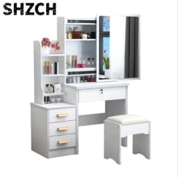 Dressing Table Small Apartment Dresser Modern Makeup Mirror Storage Cabinet 옷장