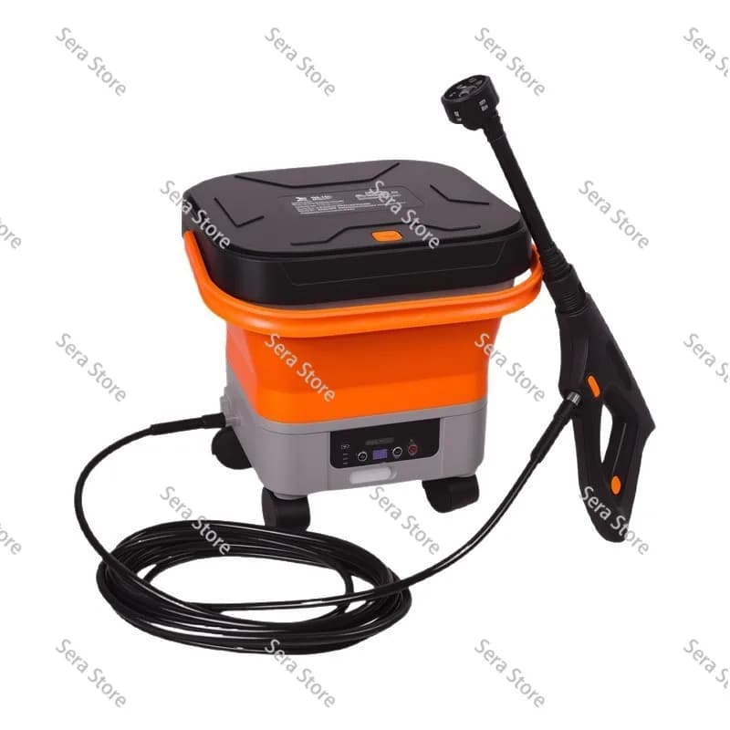 High-pressure Car Washing Machine Foldable Portable High-power Car Washing Artifact Multifunctional Easy-to-store Cleaning