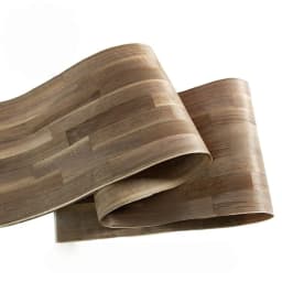 40x250cm Handcrafted Natural Black Walnut Wood Veneer With Checkered Joint Design for Furniture Renovation & Interior Decoration