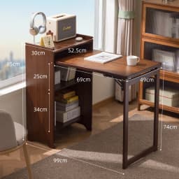 테이블 Solid Wood Folding Desk Computer Desks Bedroom Apartment Bedside Study Table Mesa Para Escritório Escritorios De Habitación