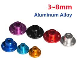 3/4/5/6/8mm Aluminum Alloy Flange Coupling For Motor Guide Shaft Coupler Support Connector Motor Guide Shaft Connector