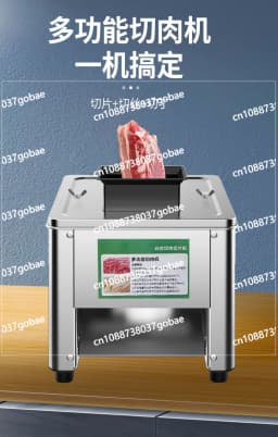 220V 850W single hole meat slicer, electric commercial stainless steel slicer