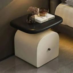 Suspension High-end Home, Table, Light Luxury, Solid Sense, Design, Bedroom, Wood, Bedside Storage Bedside