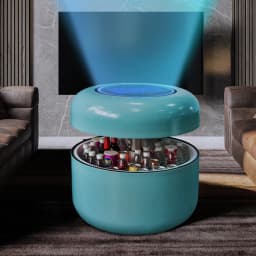 High End Hotel Bluetooth Speaker Integrated Beer Cooler Drinks Fridge Multifunction Big Touch Screen Smart Coffee Table