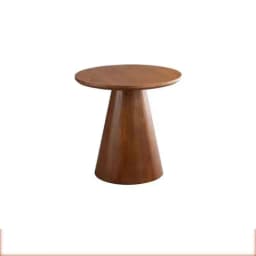 Nordic Solid Wood Coffee Table Small Round Luxury Home Side Table Minimalist Living Room Tea Table Wabi-Sabi Style End Tables