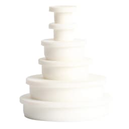 White Silicone Rubber Seal Hole Plugs Hollow Blanking End Cap Bore 6.8-201.5mm T Type Stopper Dustproof Plug Pipe Inserts