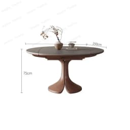 Design Nordic Wood Dining Tables Wood Marble High Oak Home Round Dining Tables Kitchen Extendable Furniture