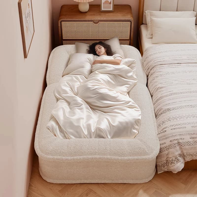 Human kennel lazy sofa reclining sleepable bedroom small dual-purpose folding sofa bed