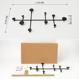 Wrought Iron Coat Racks Black Creative Space Saving Hanger Portable Wall Hanging Coat Hook Modern Bedroom Storage Furniture