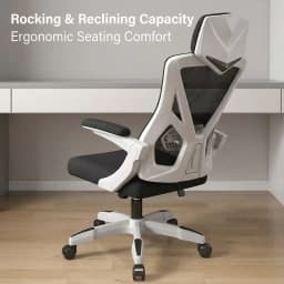 Ergonomic Gaming Office Chair High Back Reclining 145° Adjustable Swivel Computer Desk Chair With Lumbar Support Breathable Mesh