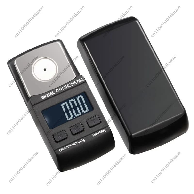 Digital Turntable Stylus Force Meter, 100g/0.01g LP Record Player Needle Gauge with 10g Calibration Weight