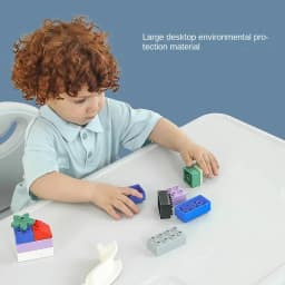 Learning Table and Chair Set for Kids Small Kindergarten Desk Baby Writing Table Plastic Play and Study Desk