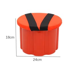 Farmer's Outdoor Stool Gardening Stool With Zipper Cover Wearable Outdoor Chair For Planting Farming Camping Fishing Low Stool