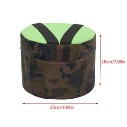Farmer's Outdoor Stool Gardening Stool With Zipper Cover Wearable Outdoor Chair For Planting Farming Camping Fishing Low Stool