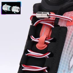 Colourful No Tie Shoe laces Round Shoelaces for Sneakers Elastic Laces without ties Kids Adult Quick Shoe lace Rubber Bands