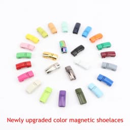 Magnetic Lock Shoelaces Without ties Elastic No tie Shoe laces Sneakers Shoelace Kids Adult Quick Laces One Size Fits All Shoes