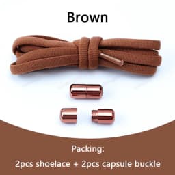 Elastic laces Sneakers No tie Shoe laces Round Shoelaces without ties Quick Shoelace for Shoes Kids Adult One Size fits All Shoe