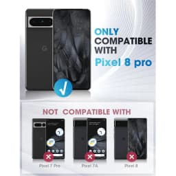 I-BLASON For Google Pixel 8 Pro Case Armorbox Full-Body Rugged Anti-Slip Bumper Case with Built-in Screen Protector & Kickstand