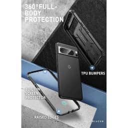 I-BLASON For Google Pixel 8 Pro Case Armorbox Full-Body Rugged Anti-Slip Bumper Case with Built-in Screen Protector & Kickstand